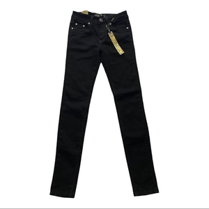 Boohoo Womens Mid Waist Black‎ Skinny Jeans
